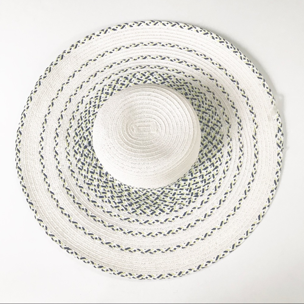 NWT Packable Large Brim Floppy Straw-like Hat - Picture 3 of 8